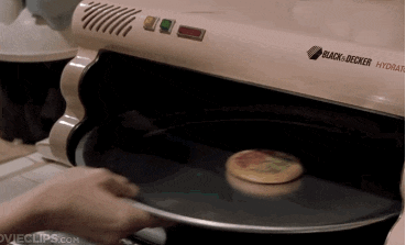 Back to the future pizza .gif