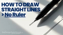 HOW TO DRAW STRAIGHT LINES > No Ruler