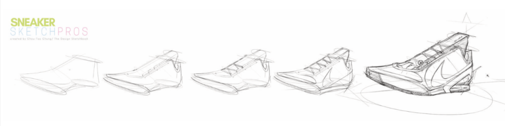 How to draw a shoe step-by-step - From shoe last to sneaker