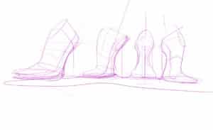 How to Draw a Simple Shoes Easily for Beginners