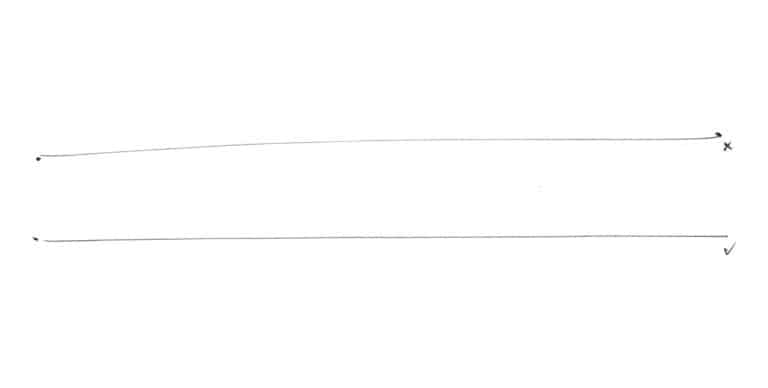 How to Draw Perfect 25cm Straight Lines Without a Ruler
