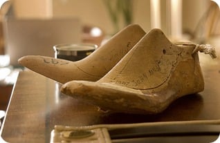 Wood shoe last