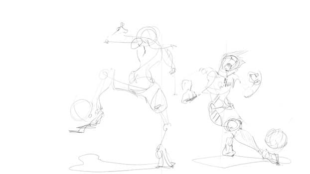 Gesture drawings by a newbie to character art : r/DigitalArt