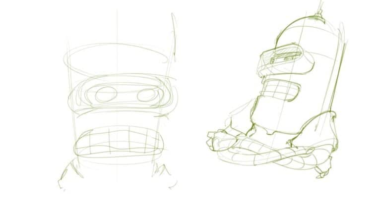 TIP 28 | Doodle Easy with Bender (Futurama)