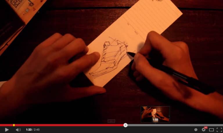 SHOE DEMO: How I Draw an Adidas Wedge in Under 3 Minutes