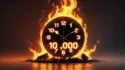 Rule of 10000 hours clock burns