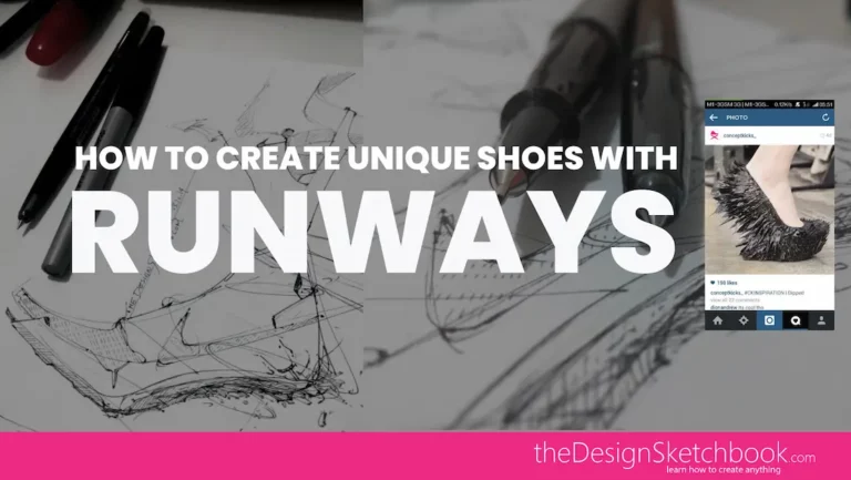 TIP 46 Catwalk Creativity: How to Sketch Unique Shoe Designs Inspired by Fashion Runways