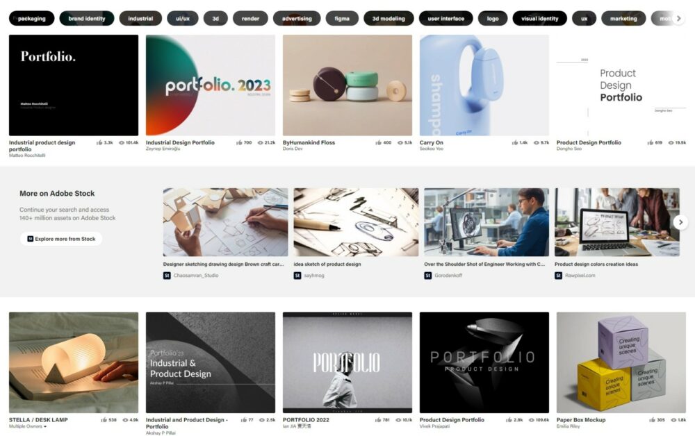 Behance - Online Portfolio for designers
