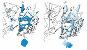 Pen pressure comparison on Photoshop
