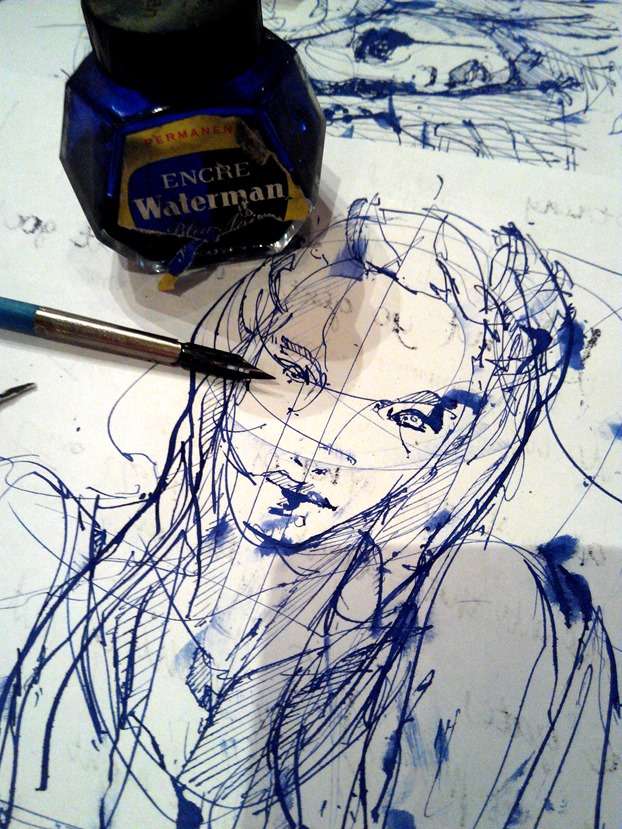 How to Draw and Sketch with a Fountain Pen - The Very Basics - Tutorial and  Tips 