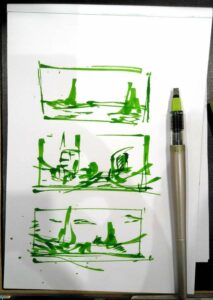 Drawing Concept art thumbnails