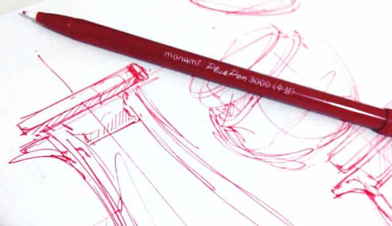 To draw a bottle, start with the symmetry axis