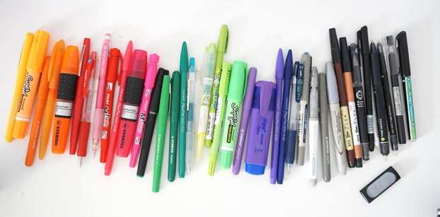 My collection of pens
