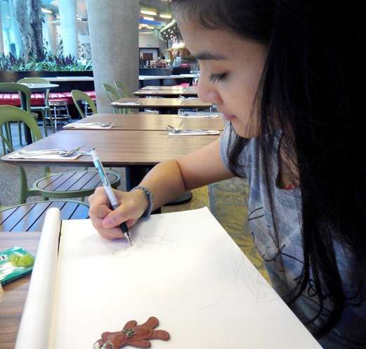 Cherry at Garden by the Bay - The Design Sketchbook