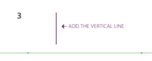 how to draw a cube 2-point perspective - Step 3 draw vertical line