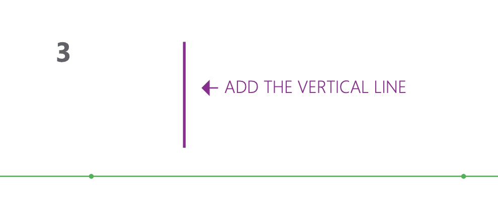 how to draw a cube 2-point perspective - Step 3 draw vertical line