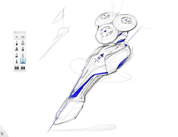 sketching razor-sketchbook pro