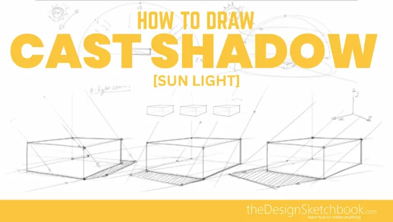 TIP 109 How to Draw Cast Shadow with Parallel Sunlight for Clear and Effective Sketches