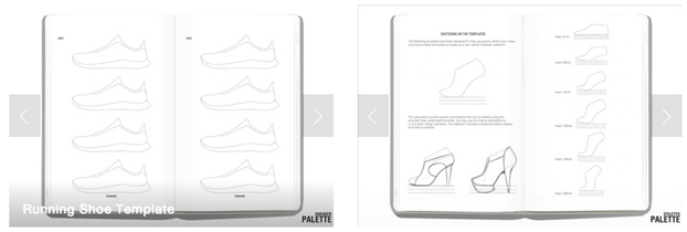 Palette Sneakers  and Stiletto - templates