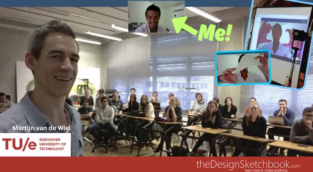 Introduction-Design-Sketching with Chou-Tac Chung -Product-Design-Class - Eindhoven University of Technology - Martijn van de Wiel