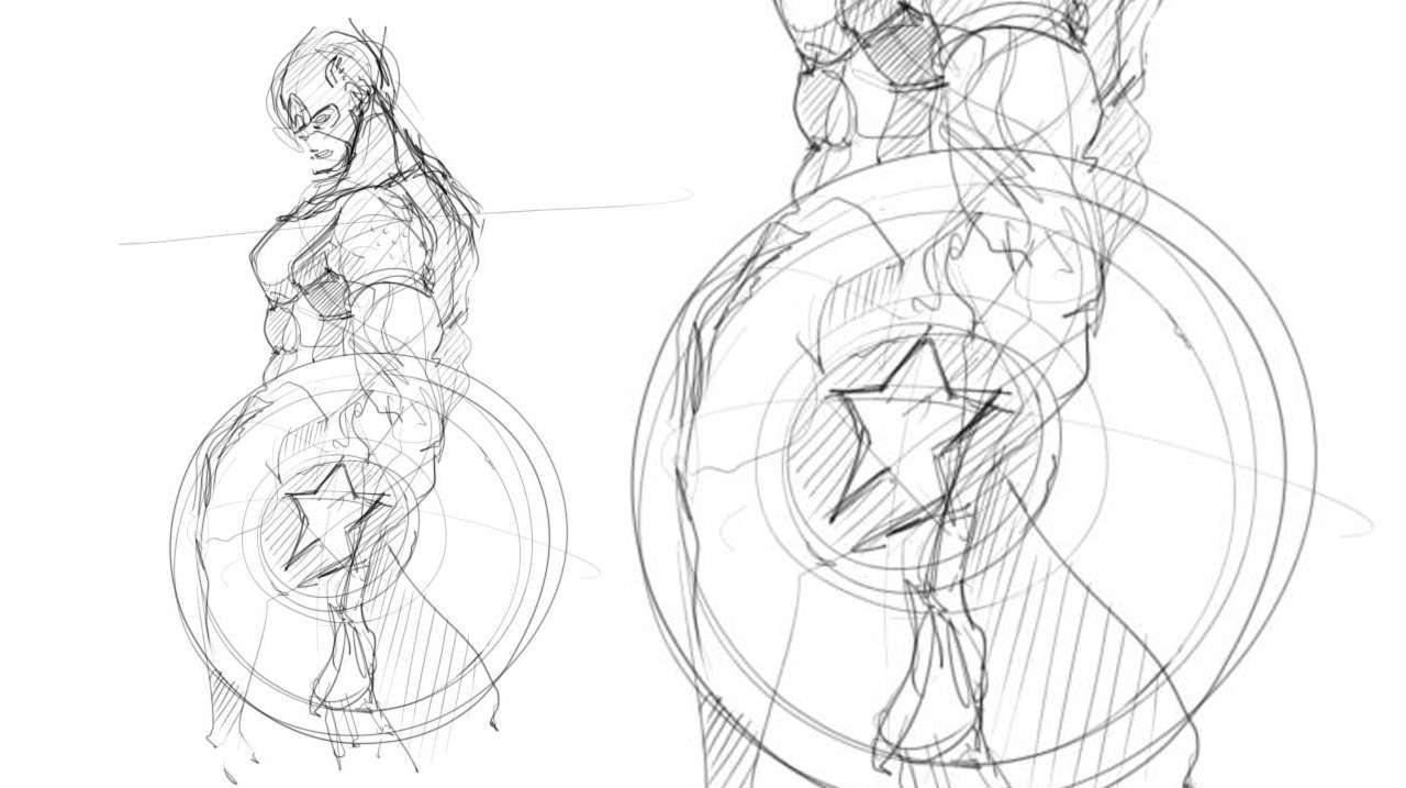 theDesignSketchbook - Captain-America-Shield feature