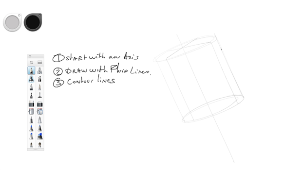Draw the contour lines