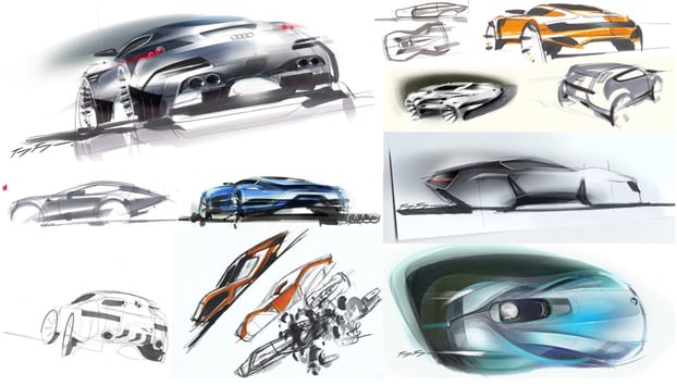 Electric Car Design Sketches :: Behance