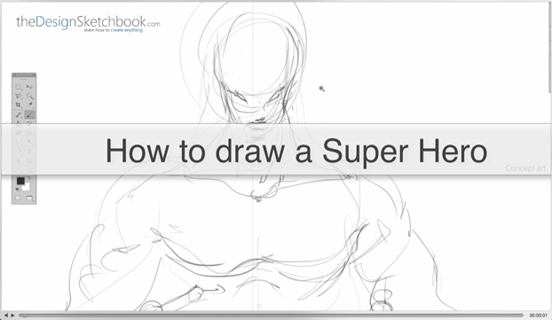 1 How to draw a Super Hero - Concept art