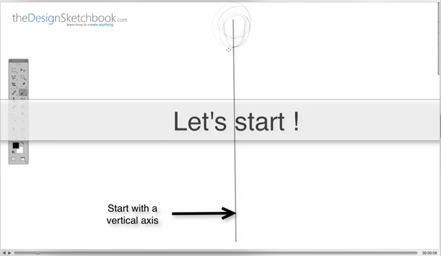 2 Start with a vertical axis - Concept art