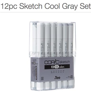 Copic Grey of Shade 