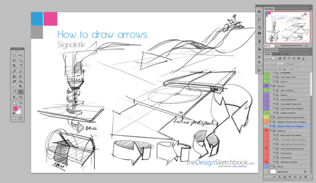 Arrows the Design Sketchbook a