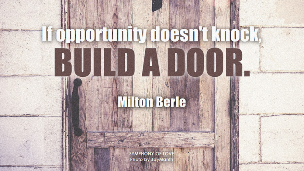 Opportunity - Build a door