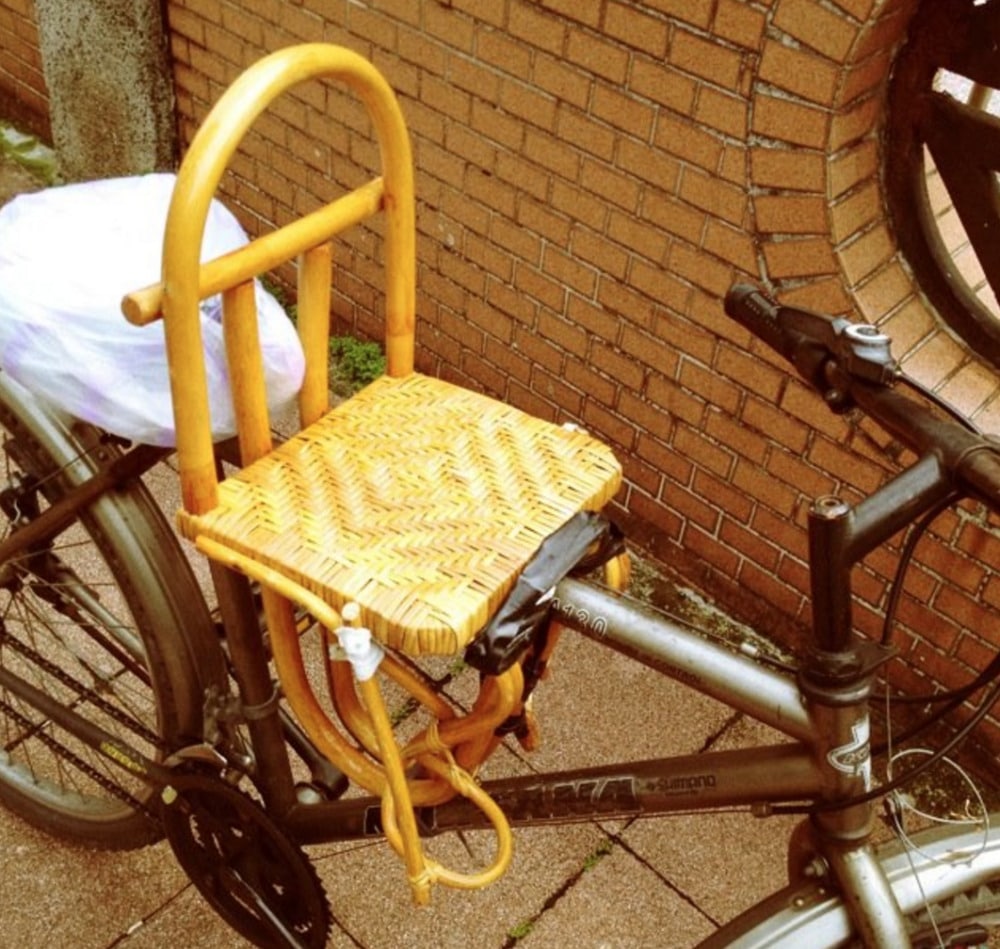 DIY Baby chair on bike