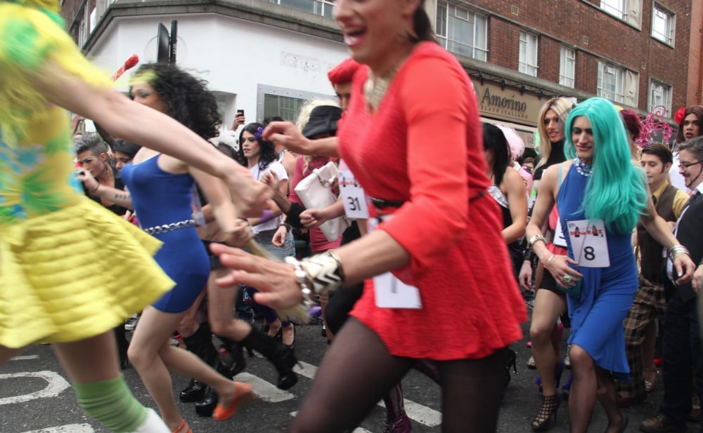 Dragqueen race in london