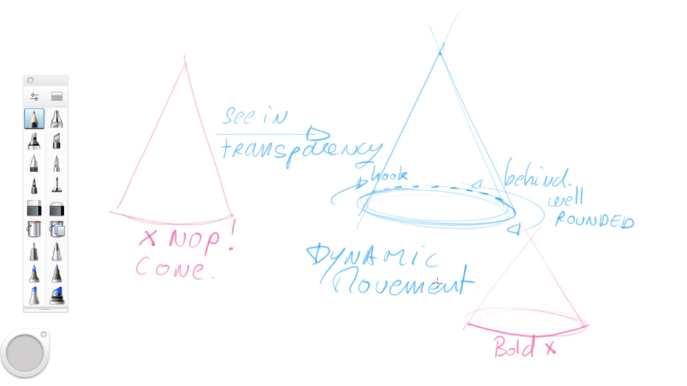 How to draw basic 3d volumes - cone - cube - cylinder - the design sketchbook - d
