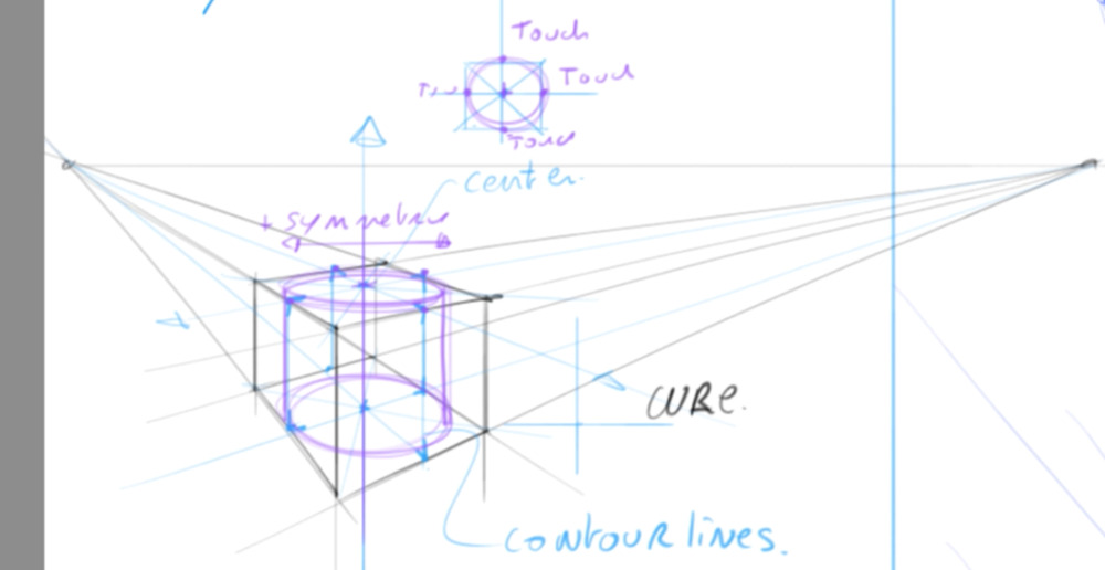 How to draw basic 3d volumes - cone - cube - cylinder - the design sketchbook - s