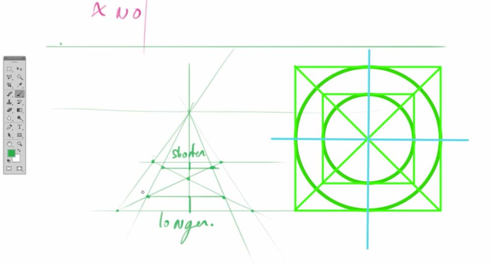 How to draw multiple cylinders- design sketching Part A n