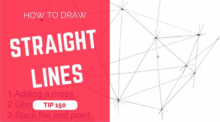 TIP 150 How to Draw Straight Lines with Confidence (+ Common mistakes)