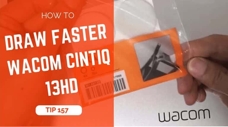 TIP 162 How to Rotate Your Wacom Cintiq 13HD Smoothly for Natural Drawing
