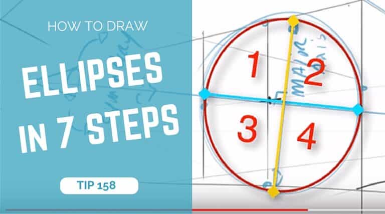 TIP 163 How to Draw Perfect Ellipses in Perspective: Essential Tips for Product Sketching