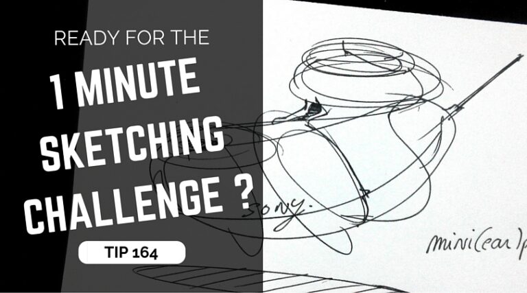 The 9 benefits of the 1 minute Sketching Challenge