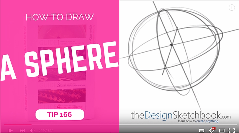 How to draw a sphere - Product design