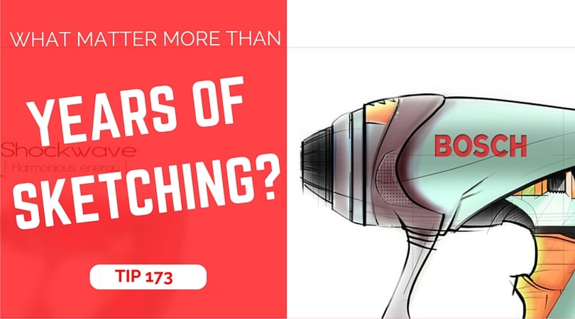 What matter more than years of sketching.