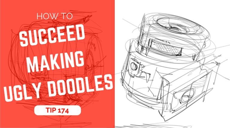 How to succeed your drawings making ugly doodles!