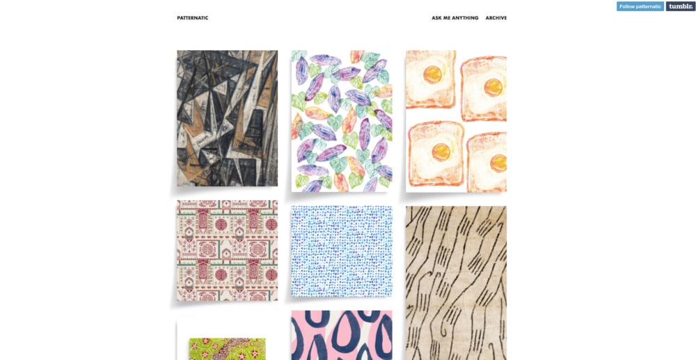 Patternatic graphic design inspiration