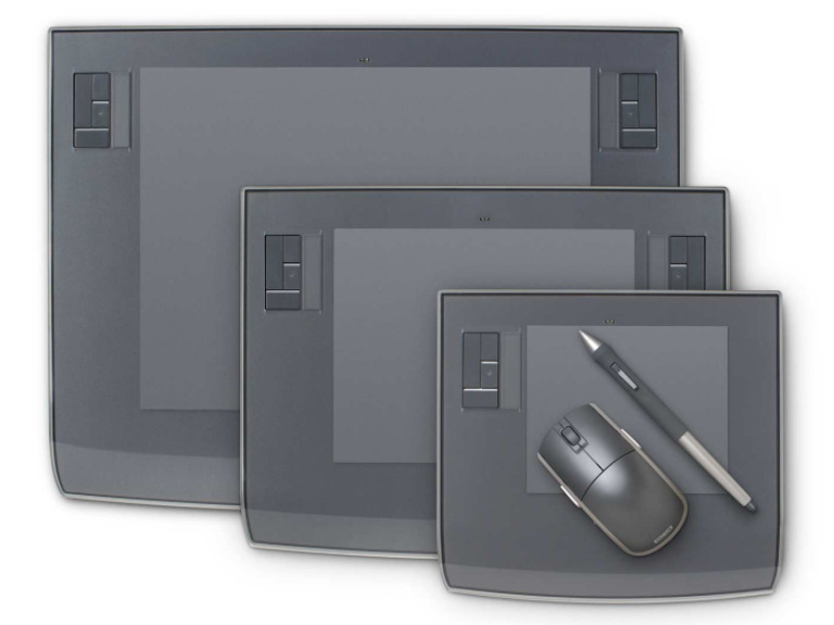 Wacom Intuos 3 graphic tablet size.png