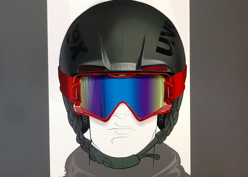 Noah Sussman Sports Product designer Uvex helmet rendering
