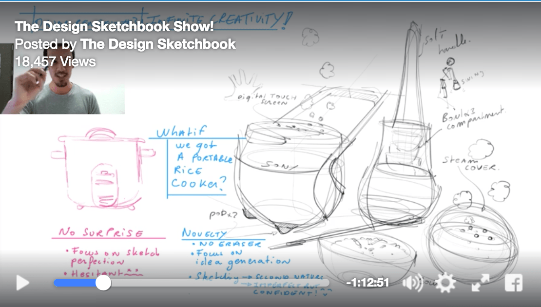 3 techniques to give visual impact to your sketches | The Design Sketchbook Show! #1
