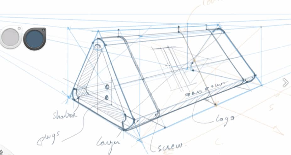 Chou-Tac Product design sketch the design sketchbook bring your sketch alive tutorial Consturction lines Sketchbook Pro software.png
