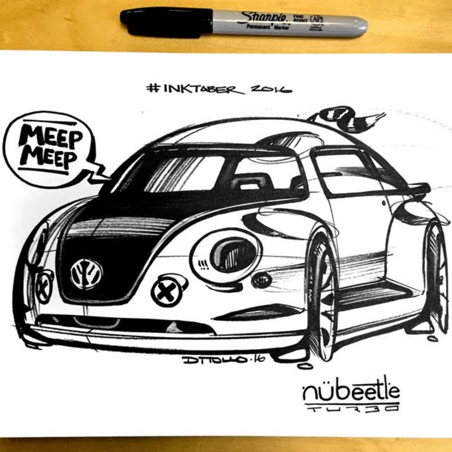 Michael DiTullo Design Sketching Sketchbook Nubeetle